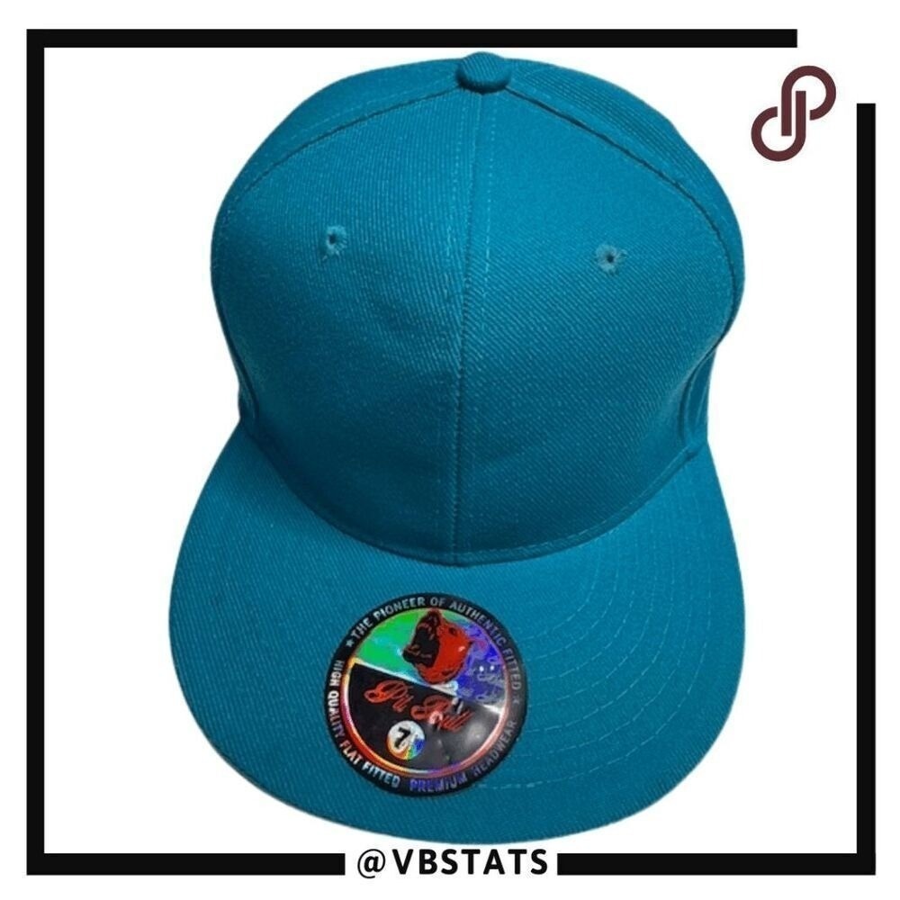 Pit Bull Men's Flat Fitted Cap Blue‎ Size 7 1/2 NWT